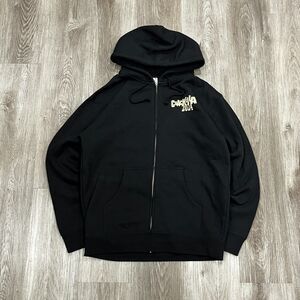 2024 Coachella Lineup Full-Zip Hoodie Men's Size Medium Black